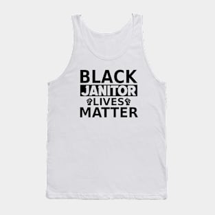 Black Janitor Lives Matter, Black History Month, BLM Tank Top